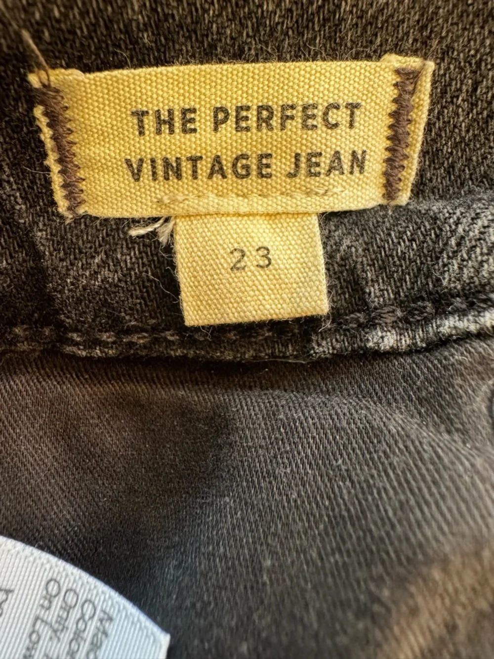 MADEWELL The Perfect Vintage Jeans High Rise Gray Wash Stretchy Size 23 EUC - Picture 7 of 11